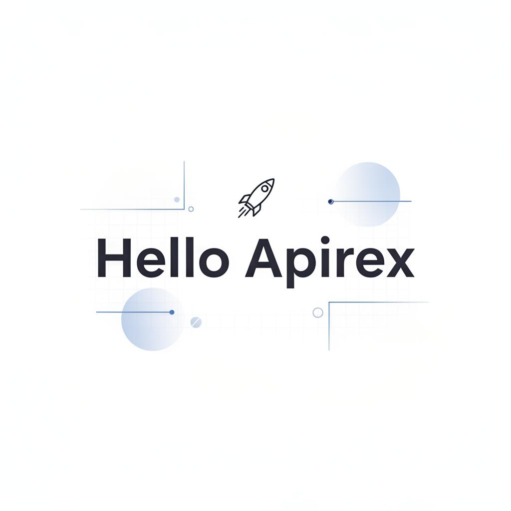 Hello, Apirex.